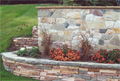Stone garden and wall